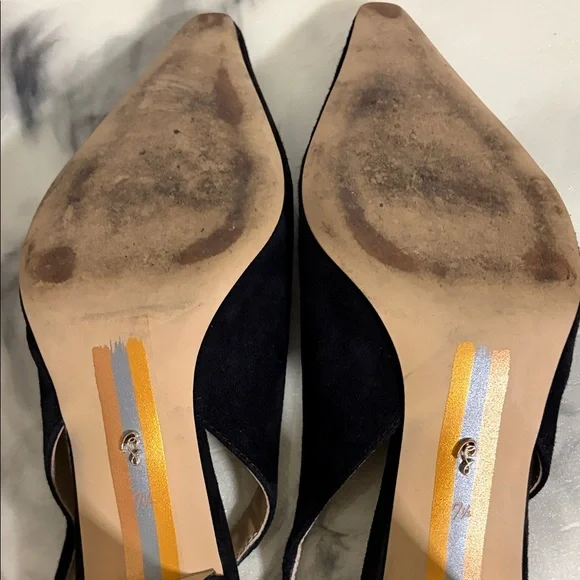 Sam Edelman Women's Bianka Sling Pump, Black, 7.5 - Picture 7 of 12